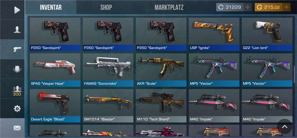 Standoff 2 Account 50+ skinns
